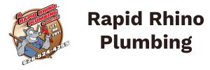 rapid rhino plumbing logo Bold
